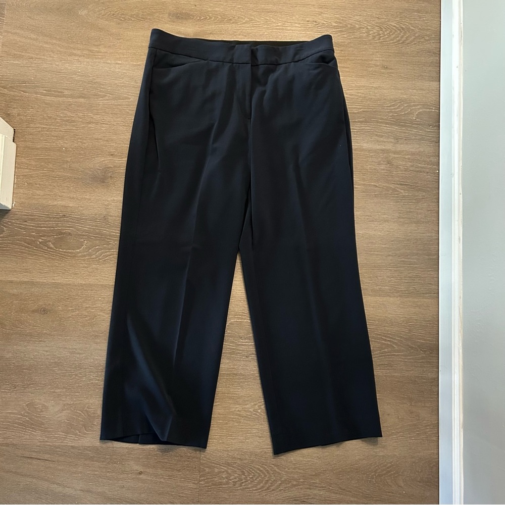 Brigga Black Wide-Leg Trousers